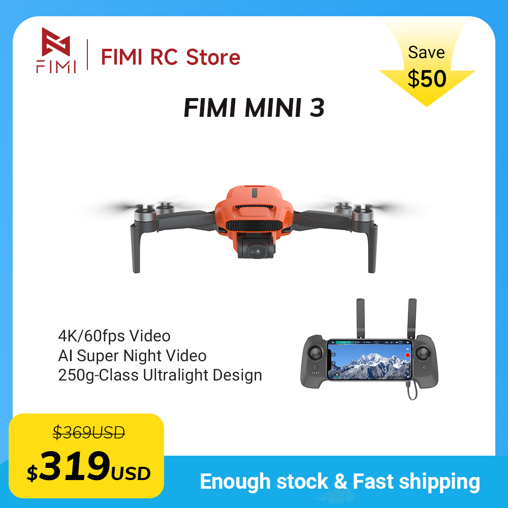 Rc Helicopter Case - FIMI MINI 3 Camere drone 4K