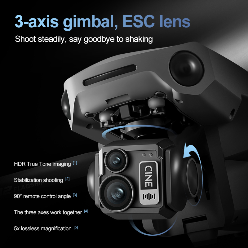 8K 3 Axis Gimbal Brushless 7.2 - مراجعة Rc Helicopter Case وسعره