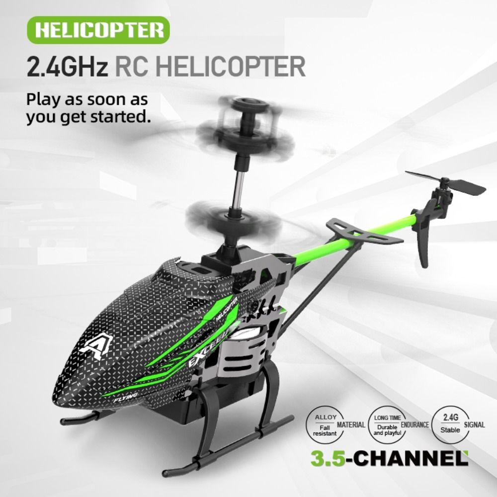 Alloy ABS 7 LED Colors RC Heli - مراجعة Rc Helicopter Large وسعره