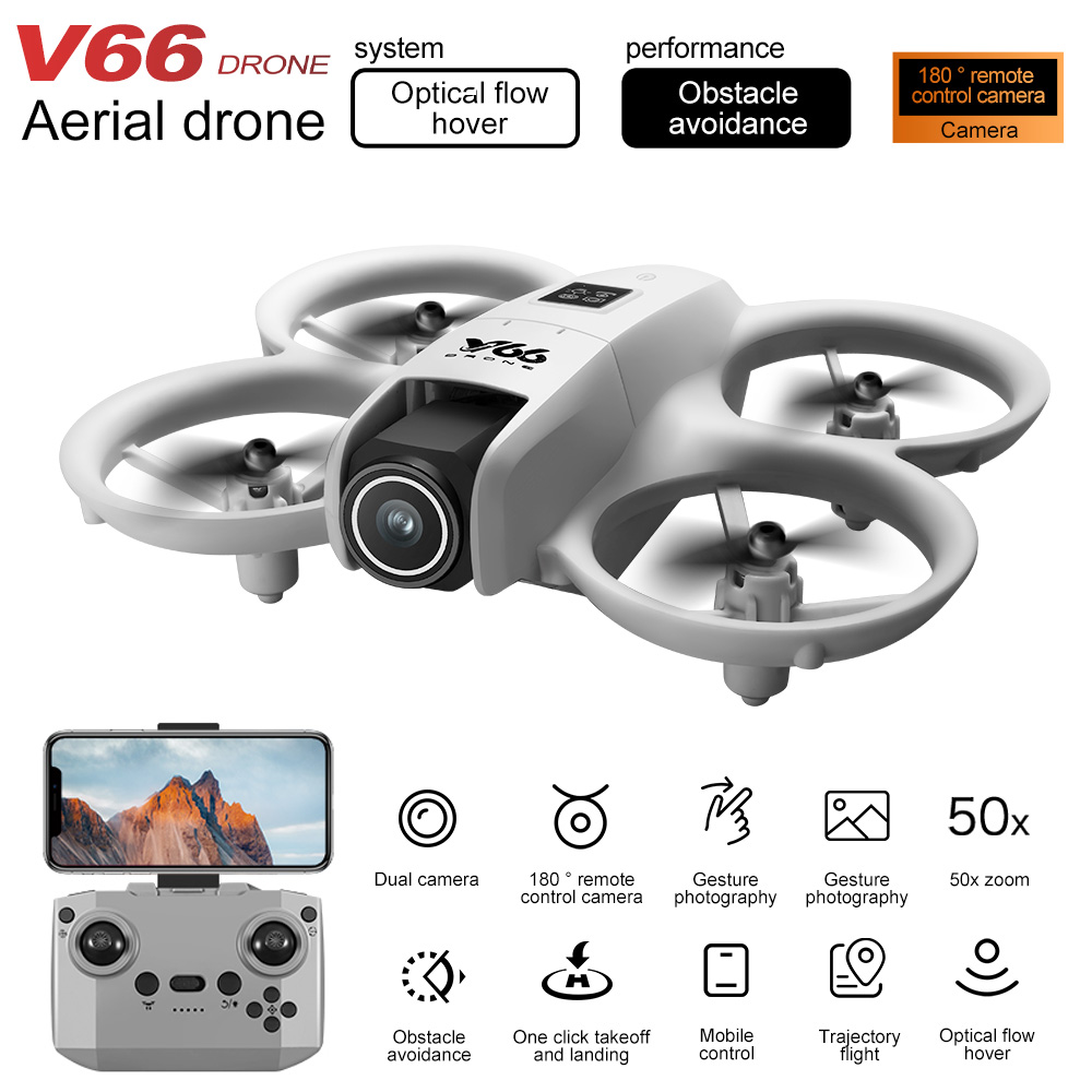 New V66 Mini Drone HD Camera 4 - مراجعة Rc Helicopter Mini وسعره