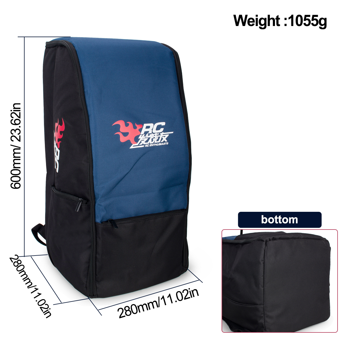 Large Capacity RC Car Storage  - مراجعة Rc Helicopter Bag وسعره