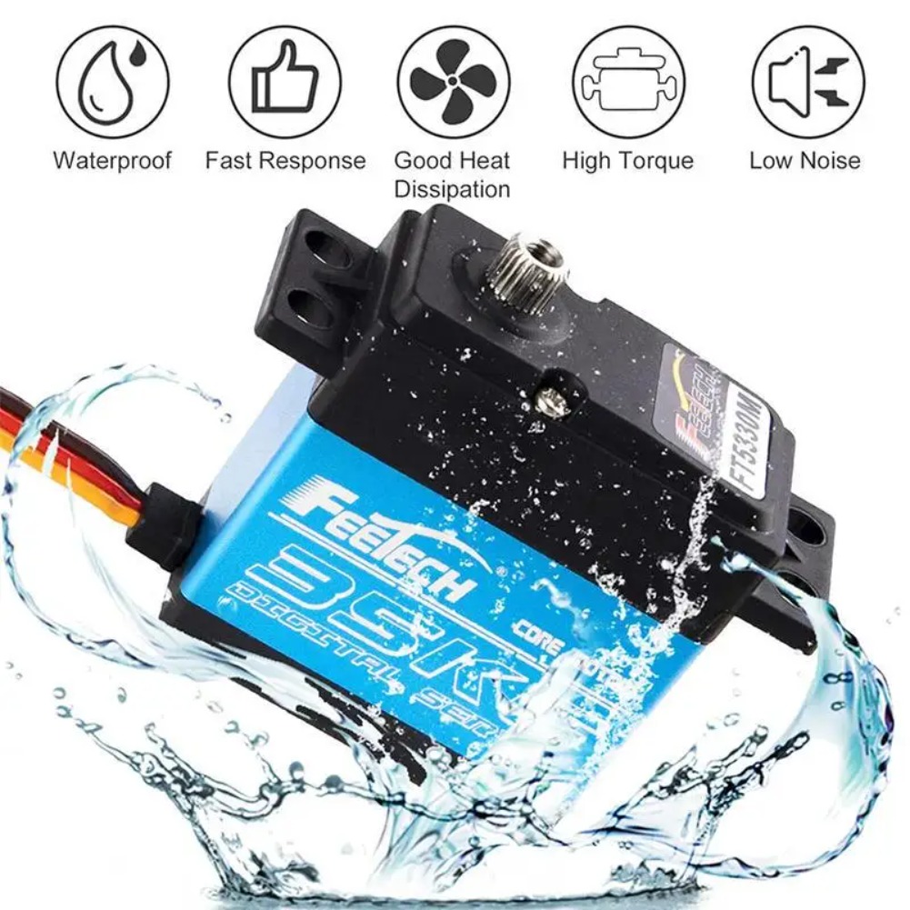 FEETECH FT5330M 35KG Digital S - مراجعة Rc Helicopter Servo وسعره