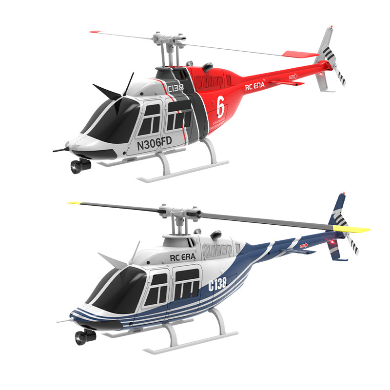 Rc Era C138 Bell 206 Rc Helico - مراجعة Rc Helicopter Single Rotor وسعره