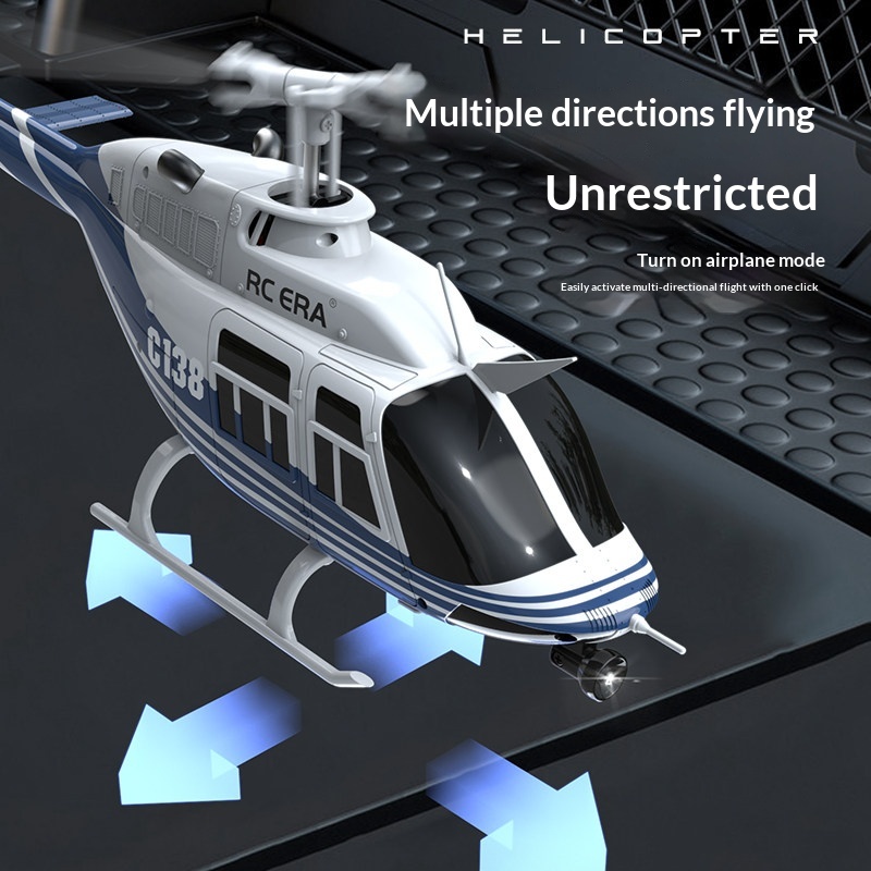 Rc Era C138 Bell 206 Rc Helico - مراجعة Rc Helicopter Single Rotor وسعره