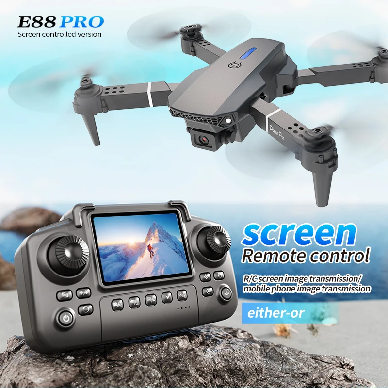 Professional E88 PRO Drone wit - مراجعة Rc Helicopter Case وسعره