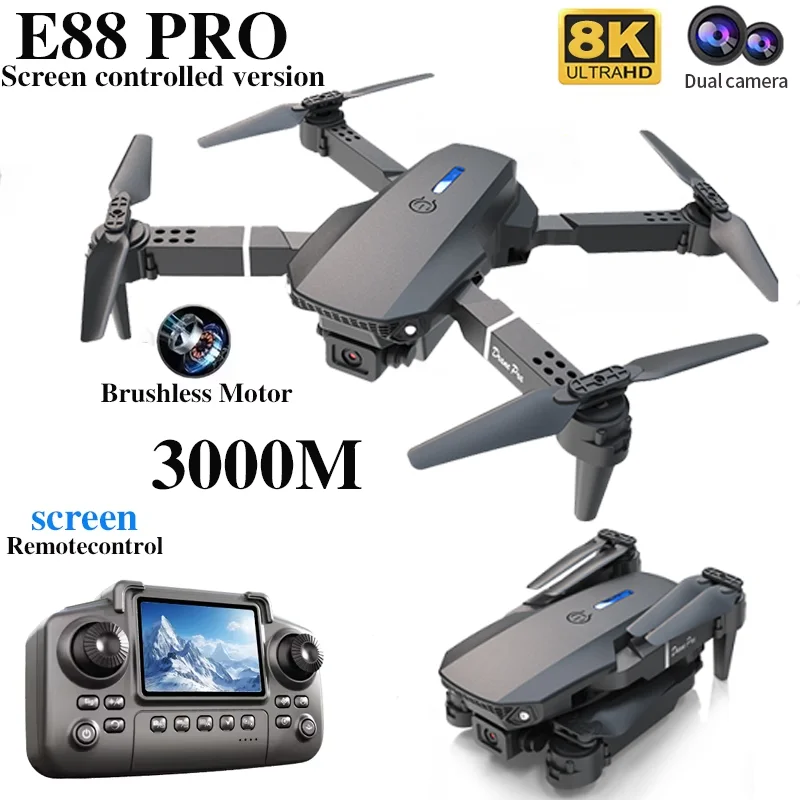 Professional E88 PRO Drone wit - مراجعة Rc Helicopter Case وسعره