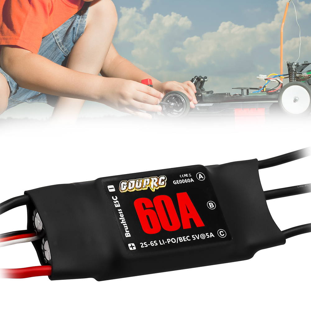 60A Brushless ESC 2-6S Electri - مراجعة Rc Helicopter Electric وسعره