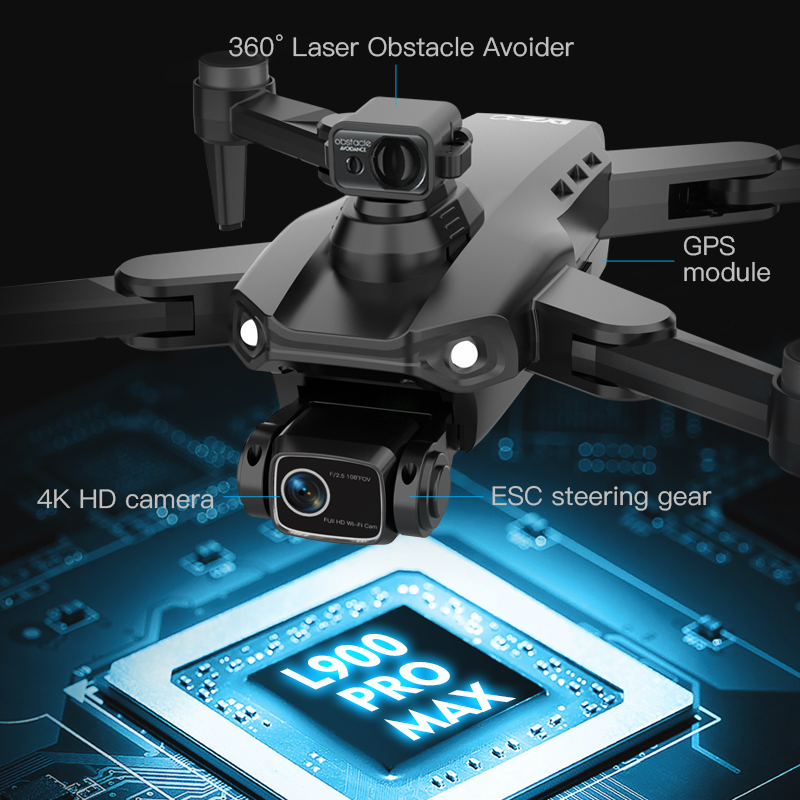 L900 Pro SE MAX GPS Drone 4K P - مراجعة Rc Helicopter Case وسعره