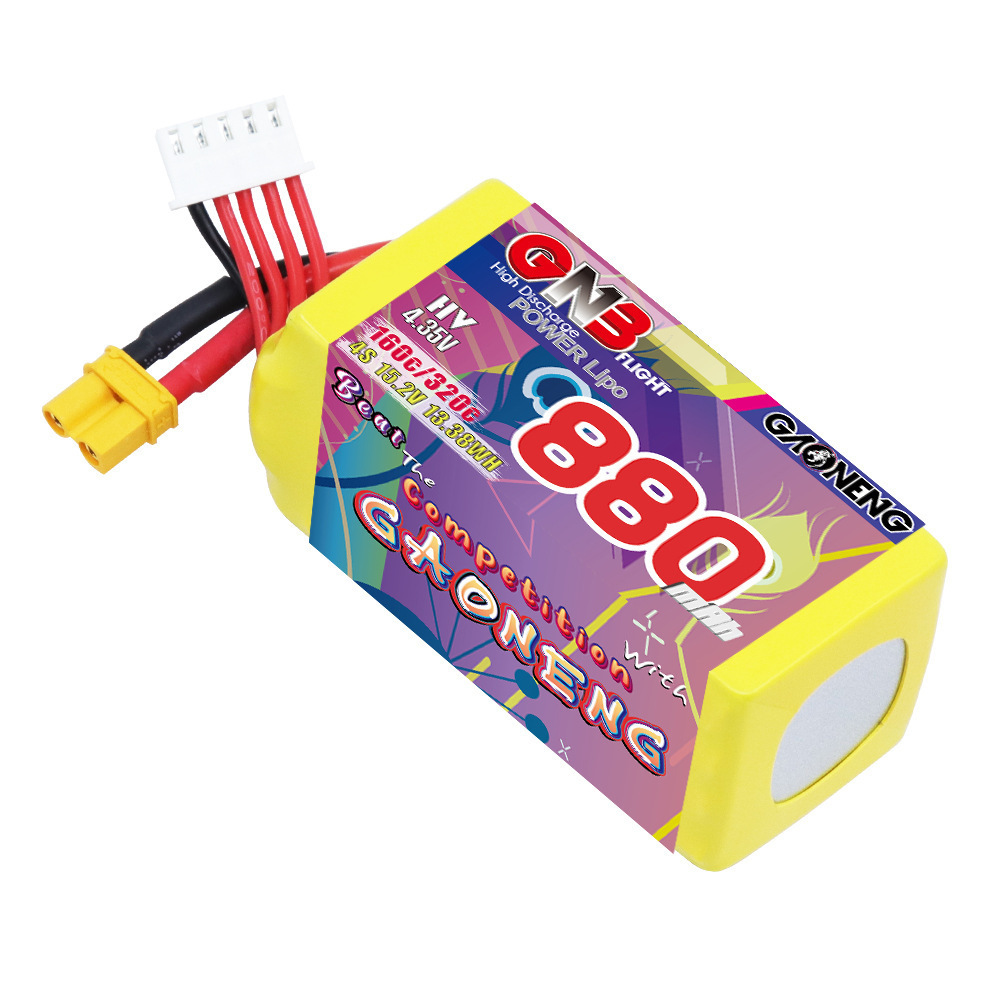 GNB 4S 880mAh 15.2V 160C/320C  - مراجعة Rc Helicopter Battery وسعره