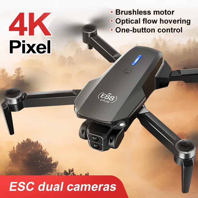 New E88 Plus Quadcopter Drone: - مراجعة Rc Helicopter Case وسعره