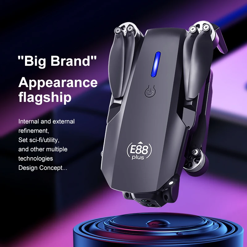 New E88 Plus Quadcopter Drone: - مراجعة Rc Helicopter Case وسعره
