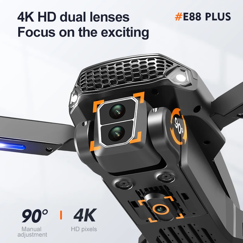 New E88 Plus Quadcopter Drone: - مراجعة Rc Helicopter Case وسعره