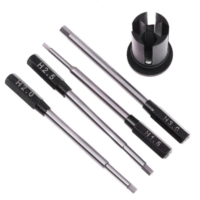 4-in-1 Hex Driver Screwdriver  - مراجعة Rc Helicopter Tool Kit وسعره