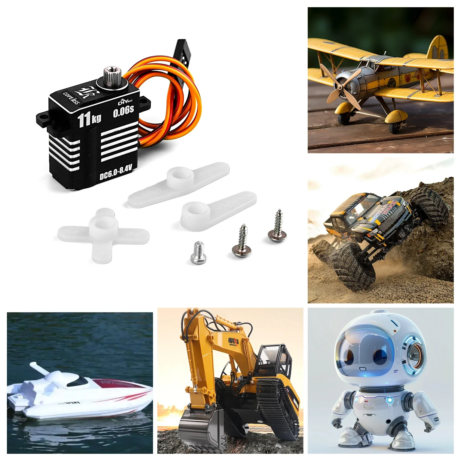 H-11 11KG Micro Digital Servo  - مراجعة Rc Helicopter Servo وسعره