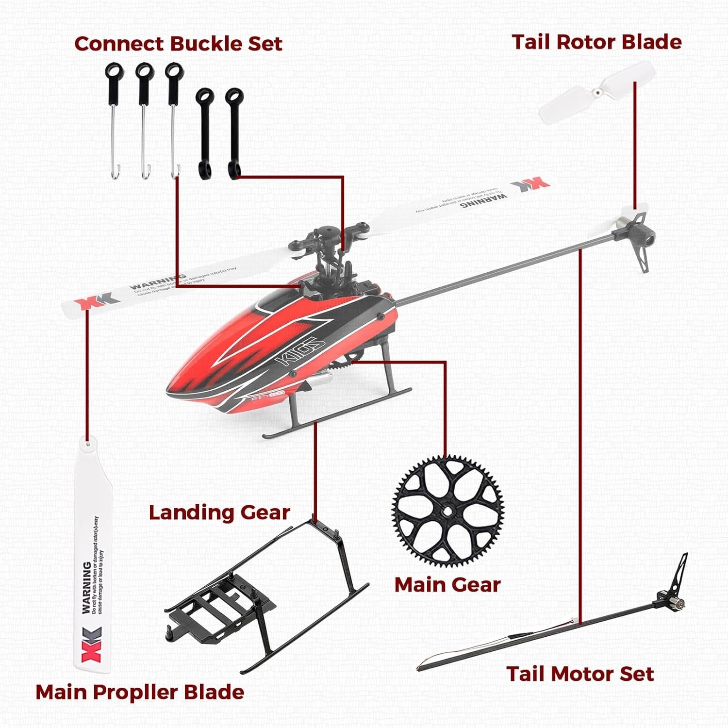 Spare Accessory Kit, Compatibl - مراجعة Rc Helicopter Remote Control وسعره