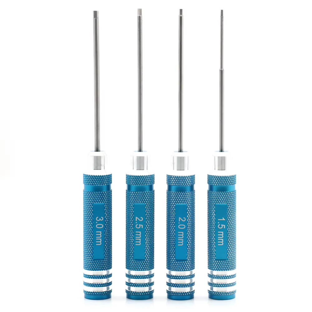 4pcs Hex Screw Driver set Tita - مراجعة Rc Helicopter Tool Kit وسعره