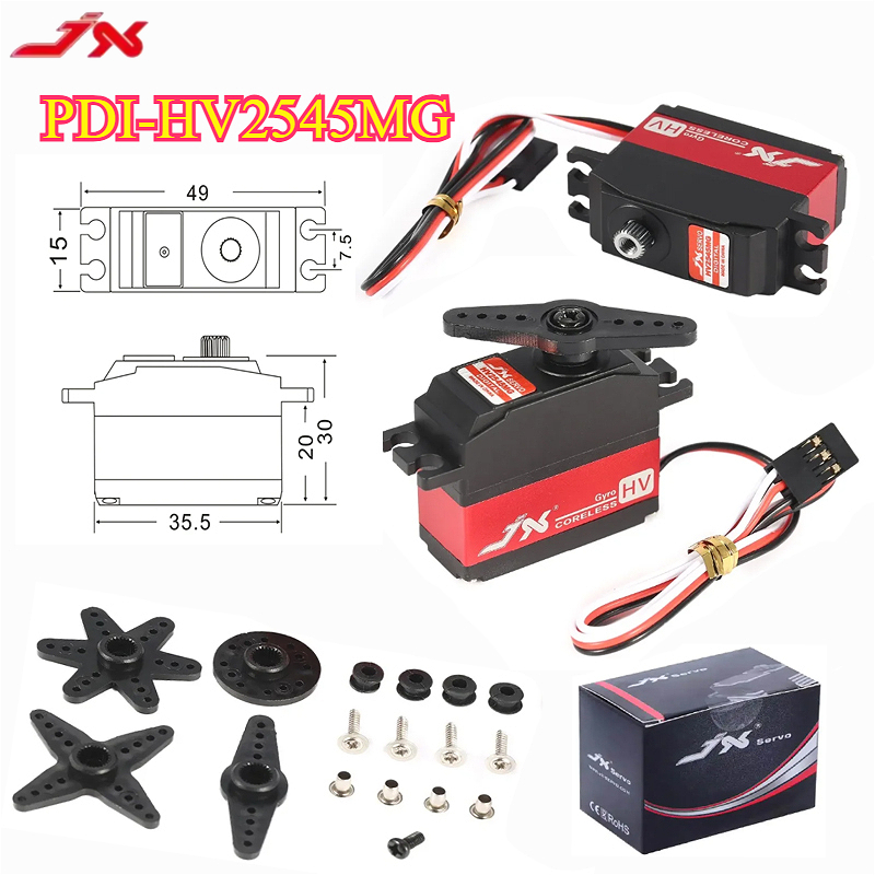 JX PDI-HV2545MG 4.5KG Coreless - مراجعة Rc Helicopter Gyro وسعره