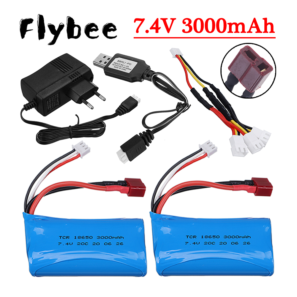 7.4V 3000mAh Li-ion Battery fo - مراجعة Rc Helicopter Charger وسعره