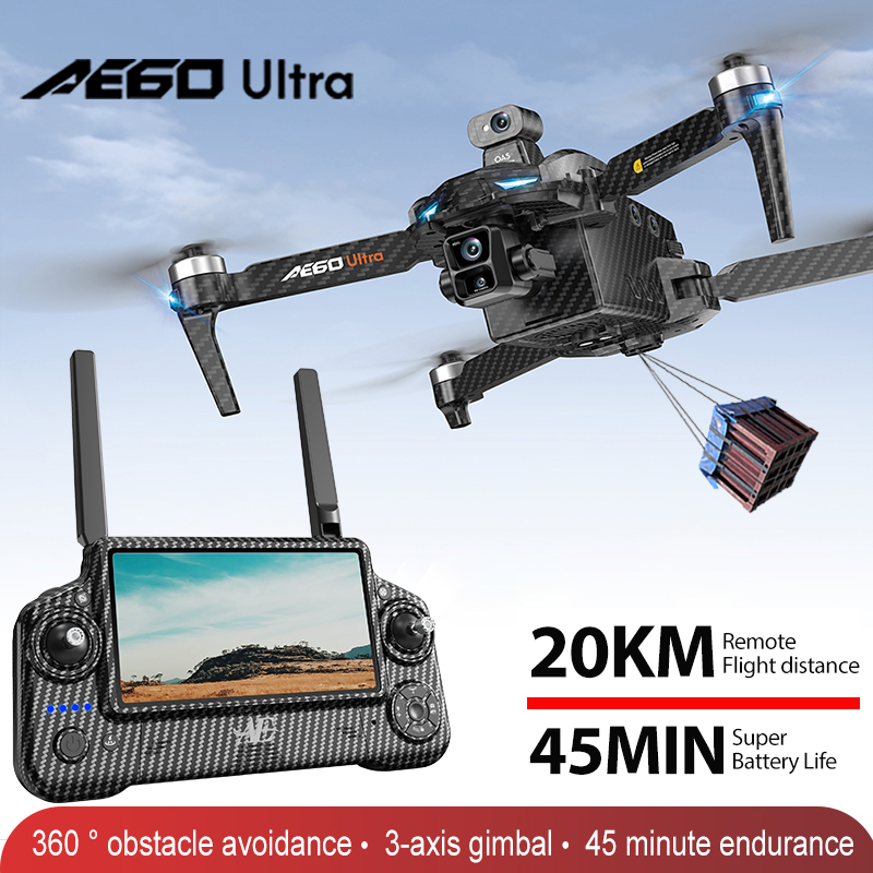 AE60 GPS Drone Professional 8K - مراجعة Rc Helicopter Charger وسعره