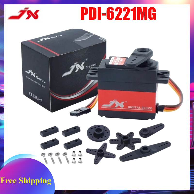 1PCS JX PDI-6221MG Metal Gear  - مراجعة Rc Helicopter Large وسعره