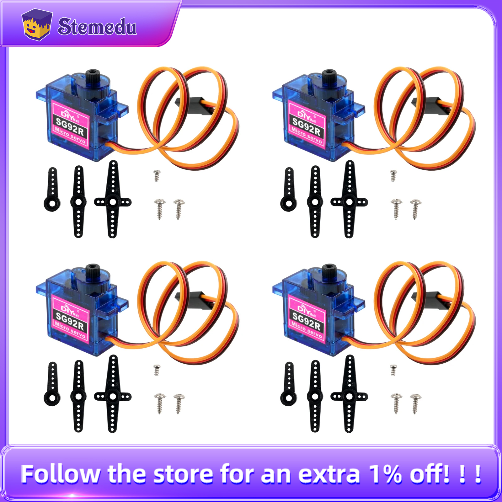 4PCS 9g SG92R Micro Servo Plas - مراجعة Rc Helicopter Mini وسعره