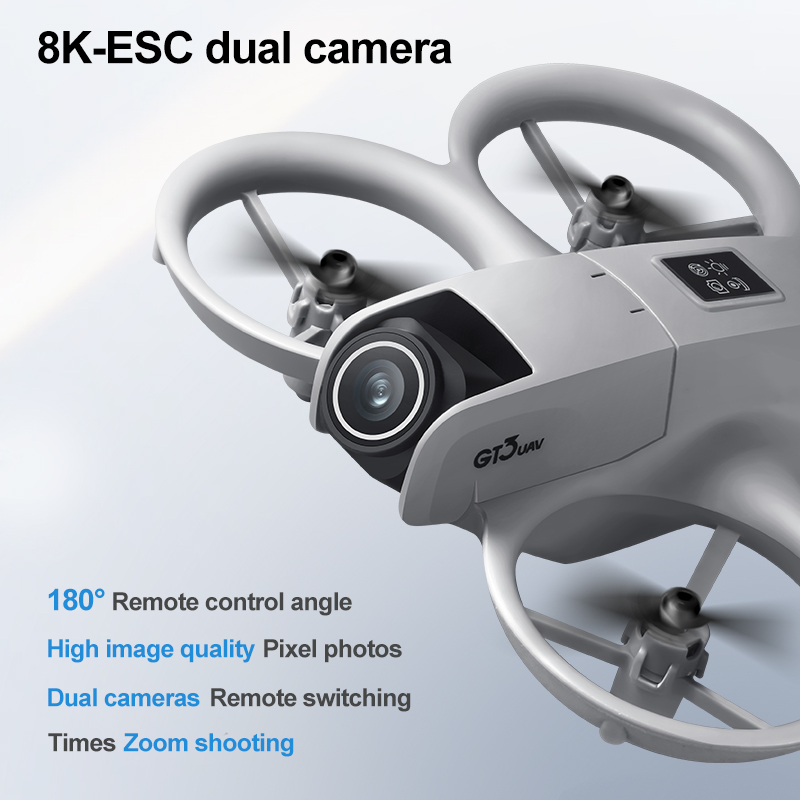 New GT3 Mini RC Drone 8K 5G Ae - مراجعة Rc Helicopter Mini وسعره
