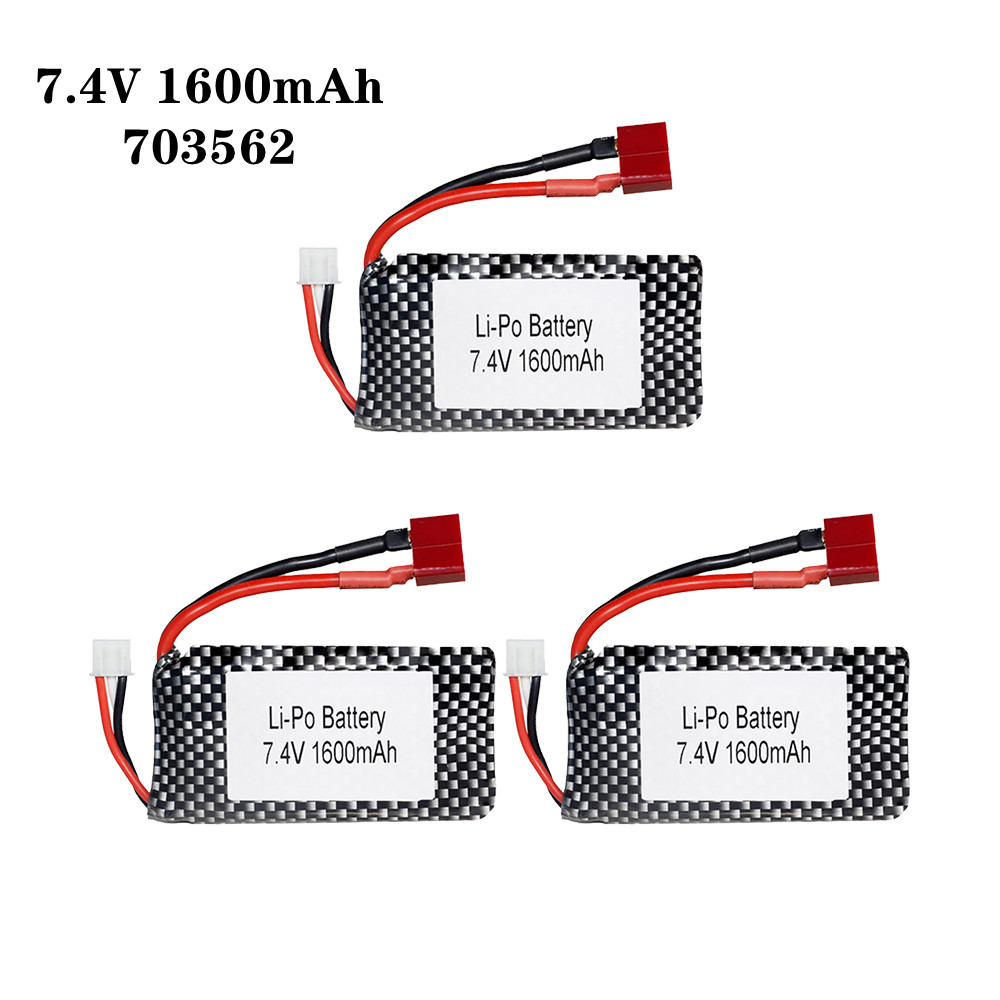 1/2/3pcs/Lot 7.4v 1600mah 7035 - مراجعة Rc Helicopter Parts وسعره
