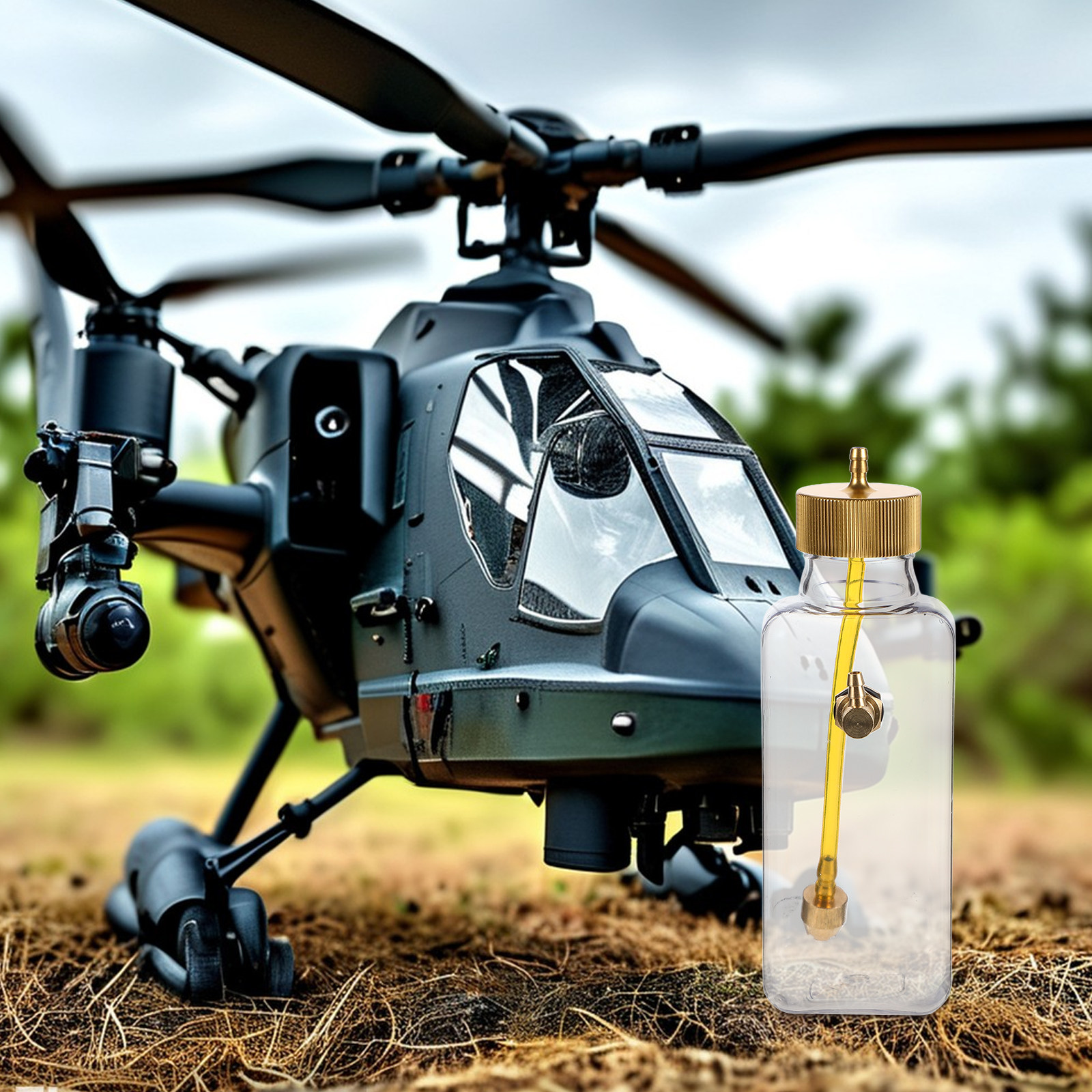 1Set Clear Plastic Rc Gas Tank - مراجعة Rc Helicopter Gas وسعره