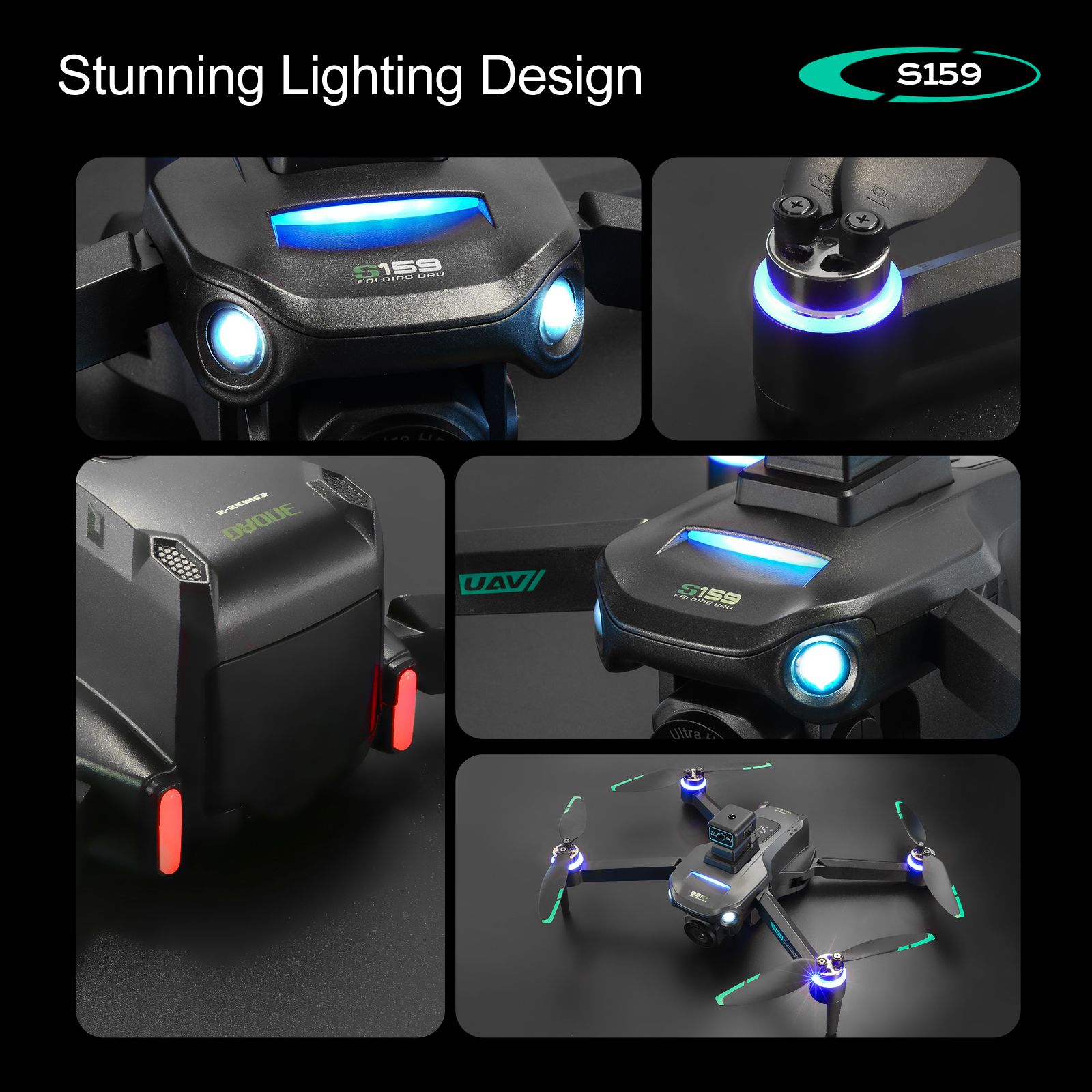 S159 GPS Drone 4K Profesional  - مراجعة Rc Helicopter Charger وسعره